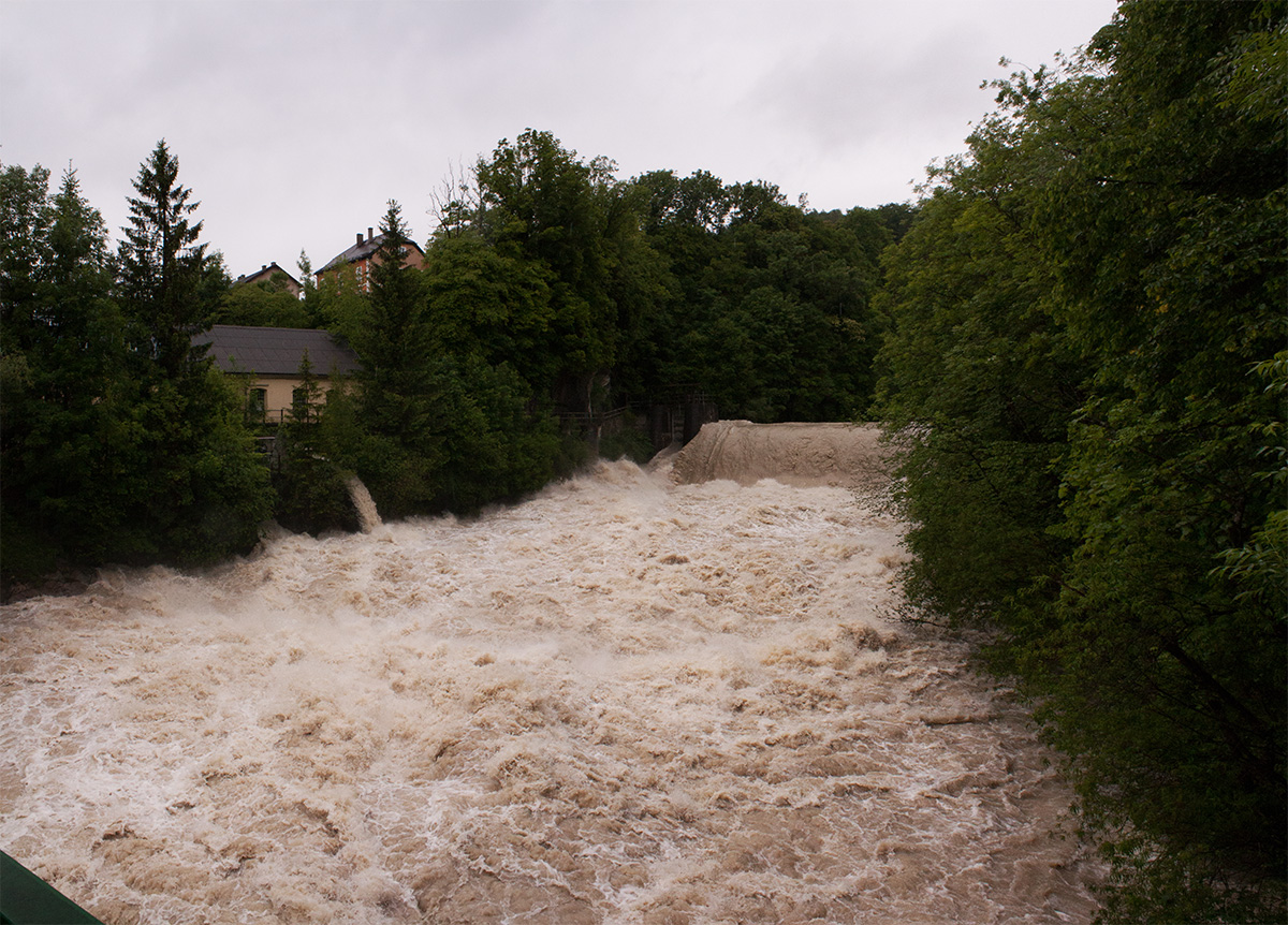 Hochwasser in Hallein 2013
