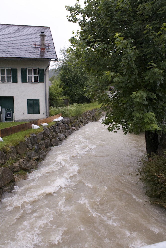 Spumbach in Waidach Hochwasser 2013